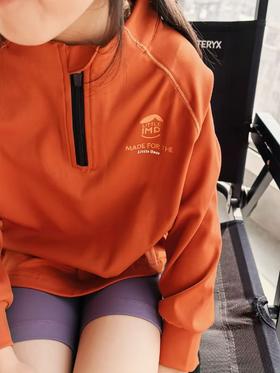 2025四季男女儿童户外半拉链外套!裸感吸湿排汗速干长袖运动T四色!