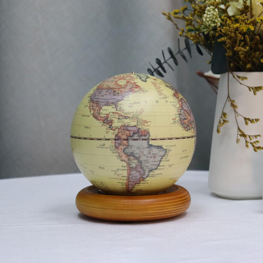 FunGlobe  朋宸地球仪  趣味滚珠仿古款触摸灯AR地球仪 商品图1