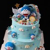 1027CAKE| 蓝色系 哆啦A梦主题 双层 商品缩略图2