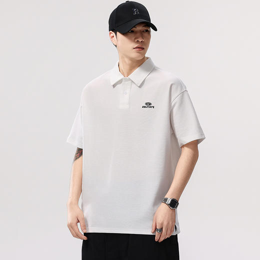 【DQ】大依优型大码男装短袖polo衫休闲潮牌宽松加大码百搭翻领半袖夏季新品上衣男士 商品图2