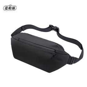 途柏丽TOBERLIR  胸包黑色T0403