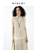 HIDEMI进口针织亚麻纱线自然肌理感背心半裙极简套装 背心/半裙 商品缩略图8
