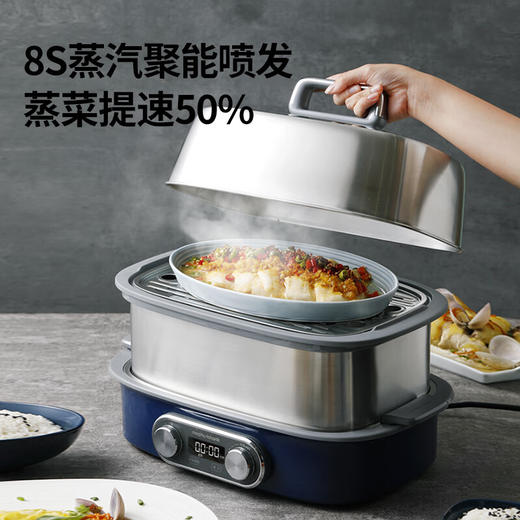 Morphy Richards摩飞极速蒸锅 MR1168双层  绿色/白色/蓝色 商品图4