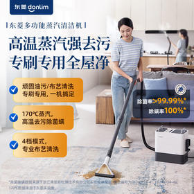 东菱（Donlim）多功能清洁机 高温蒸汽清洁机 家用厨房布艺窗帘地毯清洗机 干湿两用吸尘器DL-7901