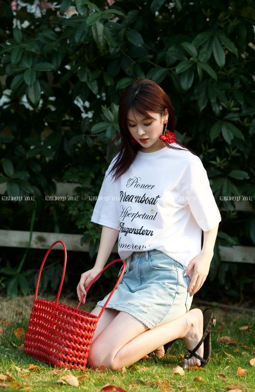 【门店同款】ENJOY夏季都市漫游贝壳字母T恤 162253001 商品图11