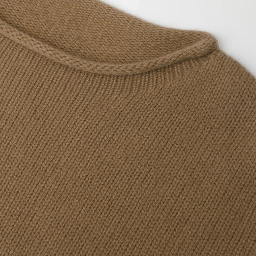 ROMI STUDIO“秋冬美拉德" 100%澳洲羊毛卷边圆领针织毛衣23AWM316 商品图3