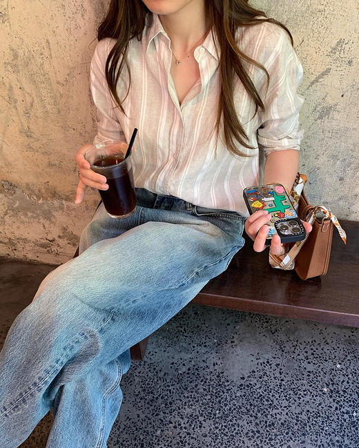 高端局春夏棉麻衬衫衬衣03111 商品图1