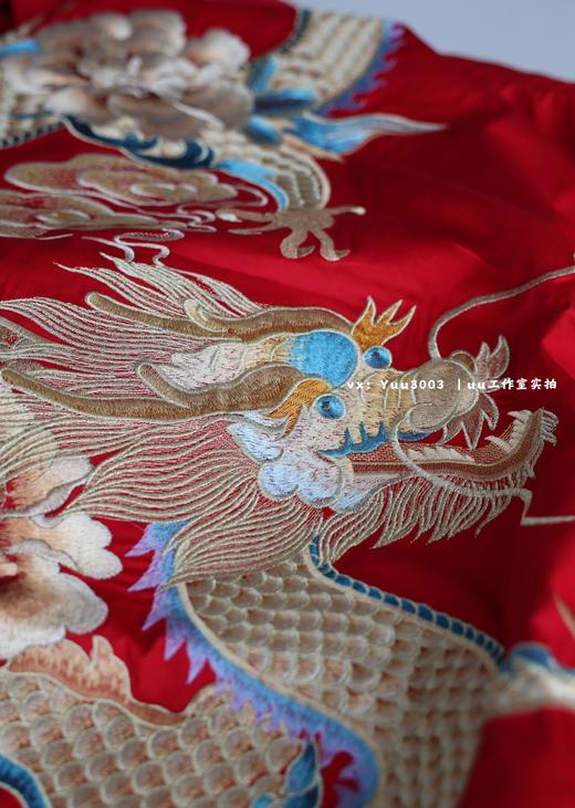 【高端婚庆】 喜事良缘 龙凤刺绣100支新疆长绒棉四件套十件套 商品图3