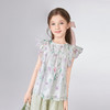 笛莎Deesha 童装女童衬衫2025夏新款女童夏日氛围感花版雪纺衬衫 商品缩略图0