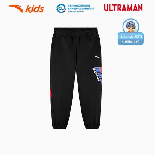 安踏儿童男小童针织运动长裤2025春季新款柔软亲肤儿童宽松运动裤352519714 商品图0