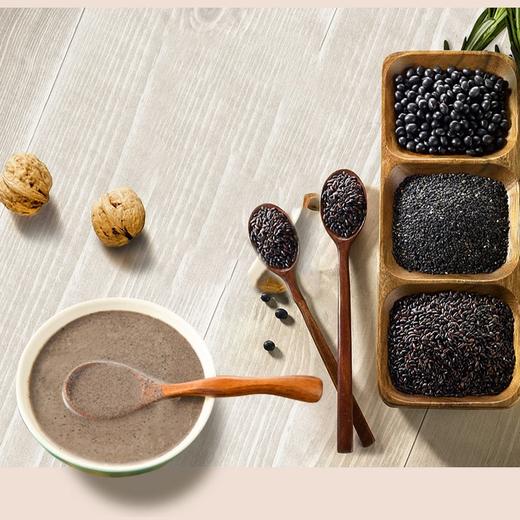 黑芝麻•核桃•桑葚粉，6袋组合（60小袋），甄选9种珍贵食材，科学配比，真空低温烘焙工艺，多种营养加持，香浓丝滑，唇齿留香，回味悠长M 商品图3