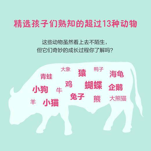 DK动物成长奥秘：看！我在长大 中英双语版  *子共读书籍 儿童绘本 少儿动物科普书 动物百科全书 商品图4