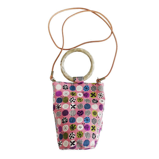 HUJI祤集Luna手提斜挎包插画花花 商品图12