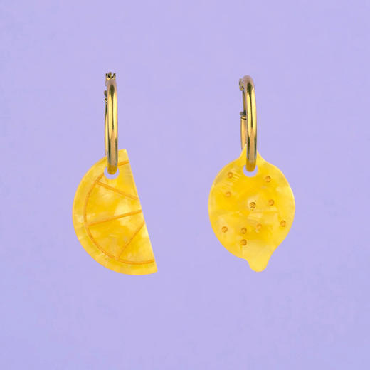 北京仓｜Coucou Suzette-Citron-柠檬 耳环［法国设计师］ 商品图0