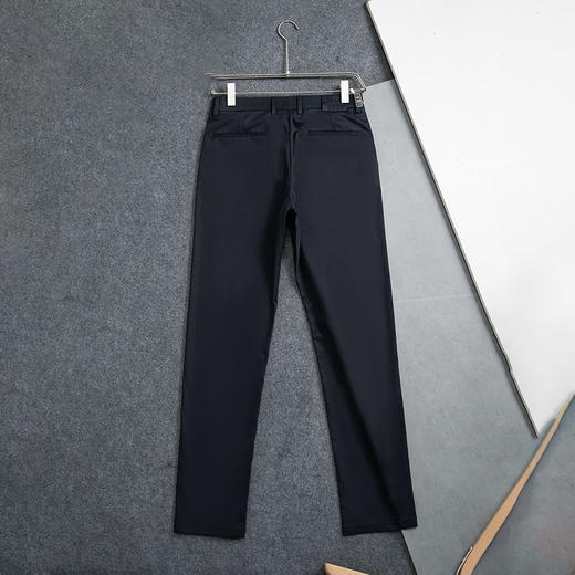 冰爽丝夏季透气男裤薄款直筒修身商务纯色休闲西裤   YMXZ-97152* 商品图3