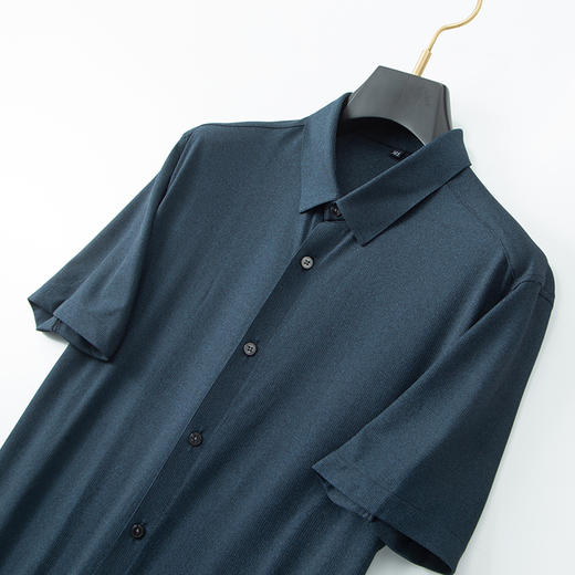 【DM】大依优型大码短袖衬衫加肥加大半袖衬衣男夏季薄款胖子休闲宽松上衣 商品图1