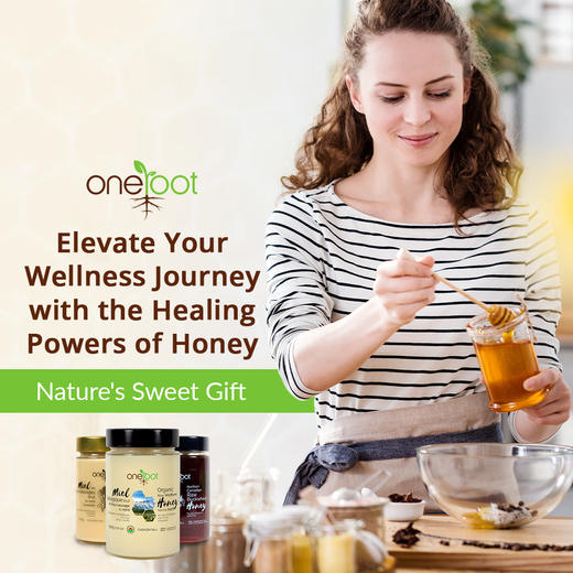 【含邮含税】加拿大Oneroot天然原生态荞麦花蜂蜜 500g/瓶 商品图6