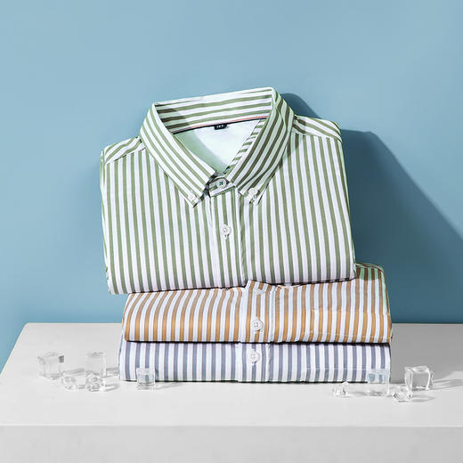 【100%棉】【DM】大依优型大码短袖衬衫加肥加大棉质半袖衬衣男夏季薄款胖子休闲宽松上衣 商品图1