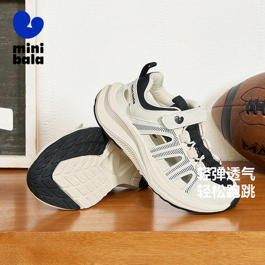 迷你巴拉跑鞋男宝女宝柔软防护止滑防摔网孔透气轻便软弹夏季 商品图0
