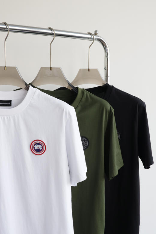 C.G 全棉小标刺绣 圆领短袖T恤 TX436 商品图2