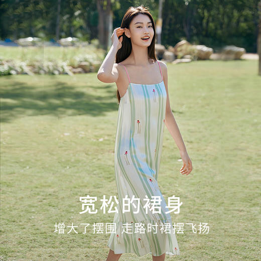 真丝睡衣女100%桑蚕丝简约撞色吊带裙衣裤套短袖短裤家居服金三塔  YSFFB305+YSFFB403 商品图4