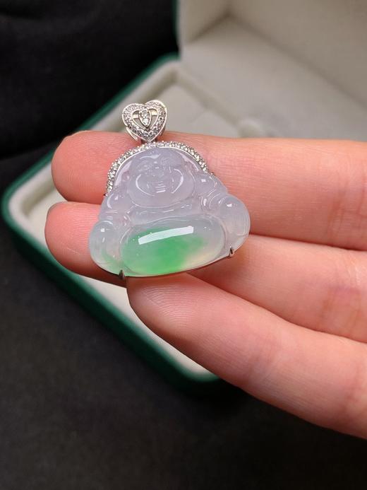 佛公翡翠吊坠 商品图3