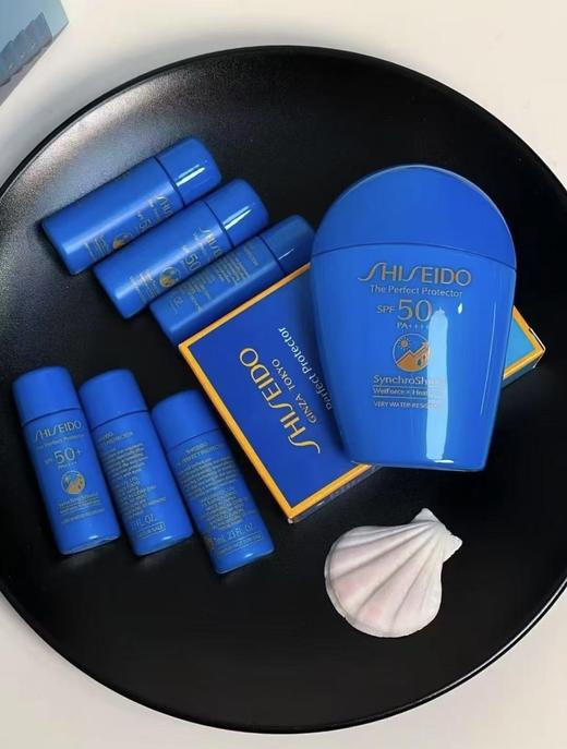 【限时特惠】SHISEIDO 资生堂 蓝胖子防晒乳 50ml套盒（50ml+7ml*7) 商品图3
