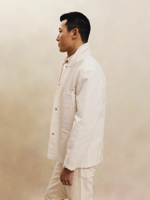 Fortela 米色四袋工装夹克 商品图4