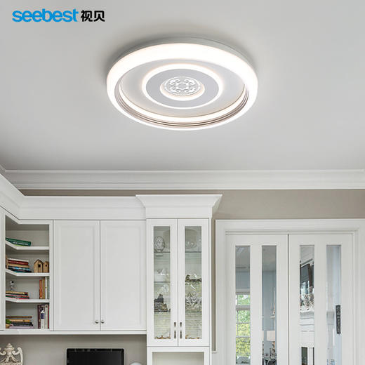 祥云圆-厚板卧室灯 商品图2