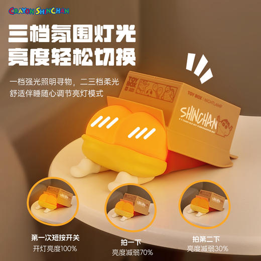 ROCK 蜡笔小新 躲猫猫拍拍灯 商品图4