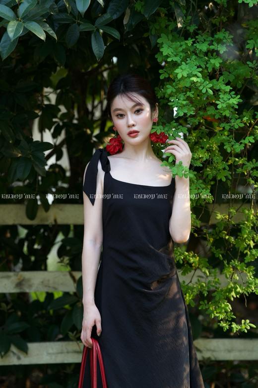 【门店同款】ENJOY春季“绮梦繁花”法式系带长裙 161912377 商品图5