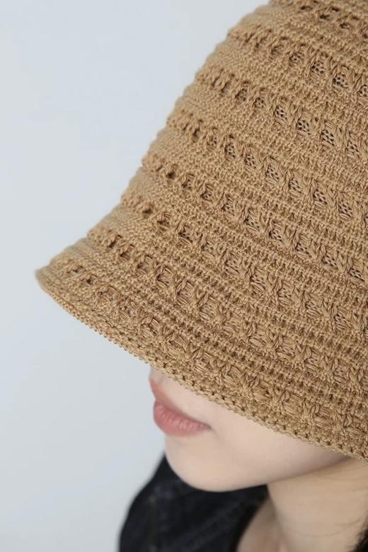 Say Something 双面用百搭卡其色编织渔夫帽 21259 商品图3