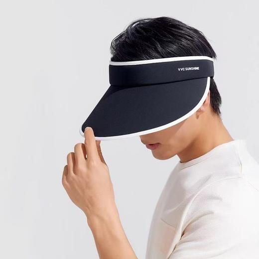 VVC沁风系列 工学视野防晒帽遮脸大帽檐显脸小空顶太阳帽 商品图2
