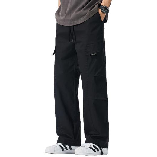 【加长款】【DQ】大依优型大码男装工装裤美式伞兵直筒休闲裤男宽松加长版长裤夏季新品 商品图4