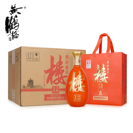 黄鹤楼酒大清香楼12 53度500ml*1瓶 清香型白酒 商品图2