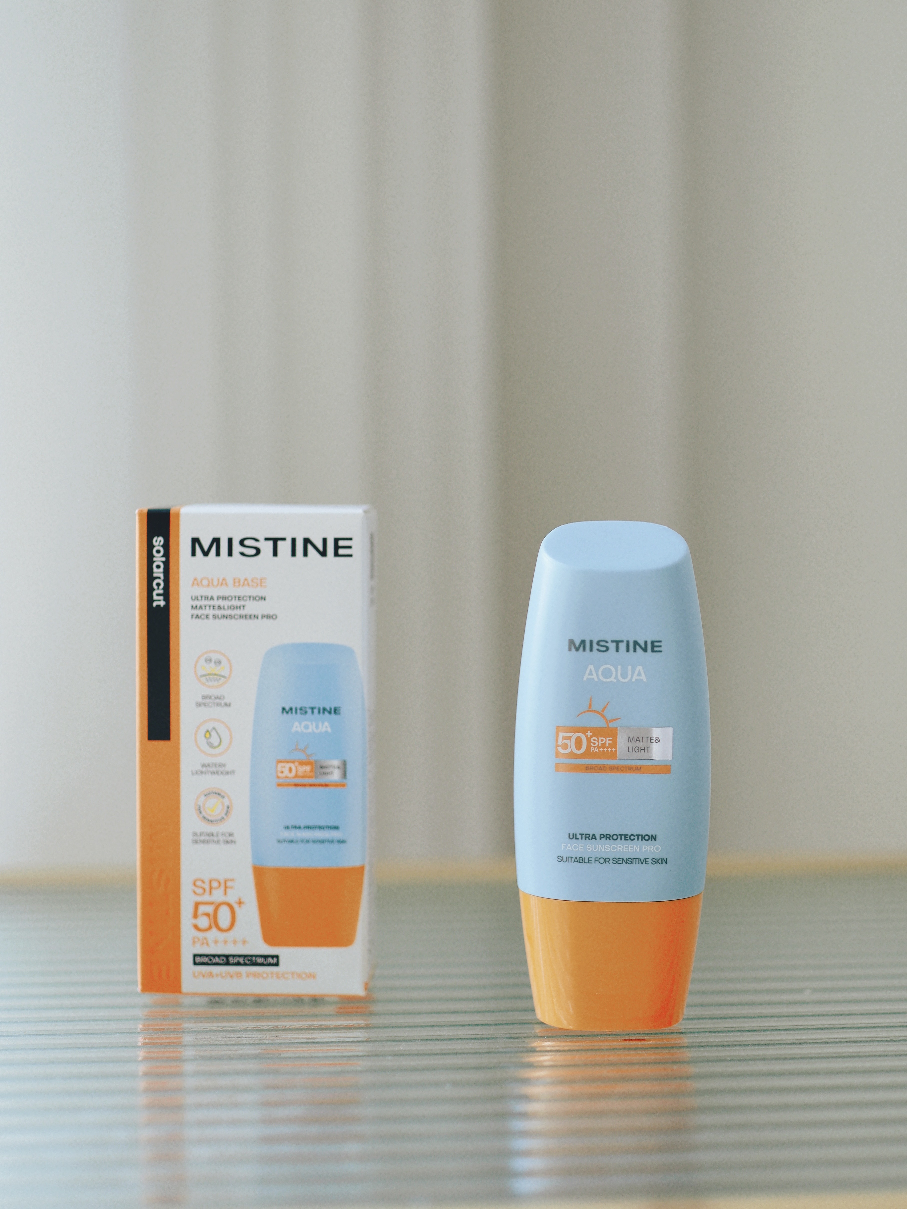  【高倍防晒经济实惠款 全身可用】【泰国新版】【MISTINE蜜丝婷防晒霜】SPF50+ 两三分钟就可以上后续的底妆 管身小巧轻便适合携带出门~湖州仓