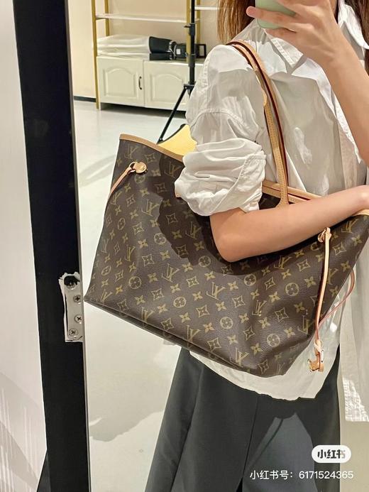 D040817时尚百搭满印老花单肩中号购物袋 商品图5