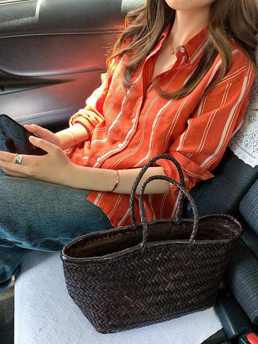 高端局春夏棉麻衬衫衬衣03111 商品图0