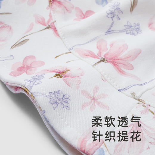 【商场同款】英氏女宝宝可爱遮阳帽子纯棉渔夫帽春夏外出帽子新款 商品图1
