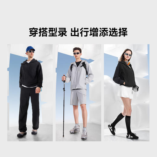 混知推荐 薄外套【原纱防晒 轻薄高弹】素湃凉感防晒云感夹克 男女同款 防泼水防污 原纱凉感 C3523 商品图5