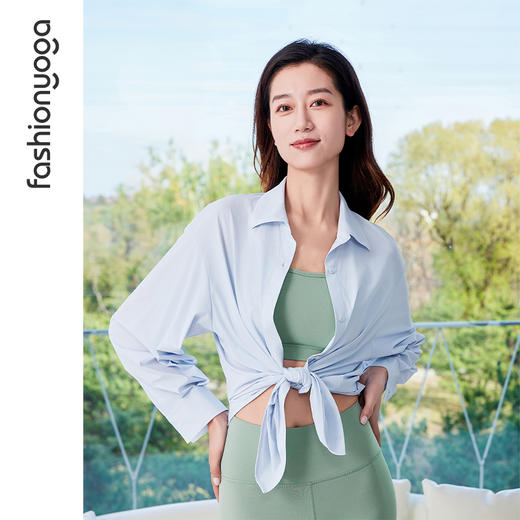 凡圣瑜伽轻薄防晒衬衫F14309 商品图10