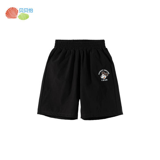 迪士尼2025夏新款男童冰感短裤卡通米奇印花休闲裤儿童运动跑步短裤ZD2EK018 商品图8