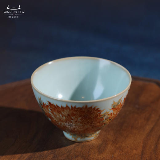 问鼎汝瓷鼎峰系列天青鸿声杯（雍容华贵） 商品图1