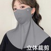 护脖颈一体式防晒面罩口罩遮脖子防紫外线女高颜值脸基尼冰丝全脸 商品缩略图1