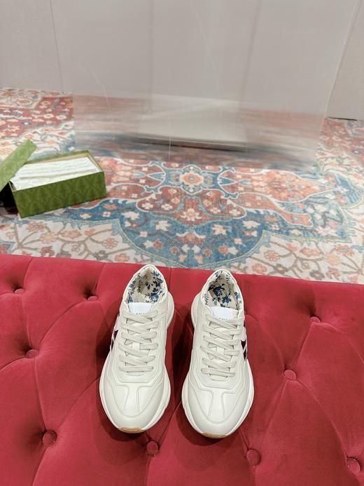 原版复刻 代购级! 意大利古驰GUCCI Rhyton系列老爹鞋  6cm增高厚底 增高显瘦神器 一双鞋搞定所有穿搭~ 商品图3