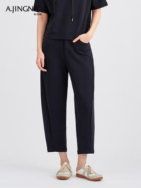 【懒人挚爱】阿菁娜软爆奶油肤醋酸空气层薄款萝卜九分裤F30C210056