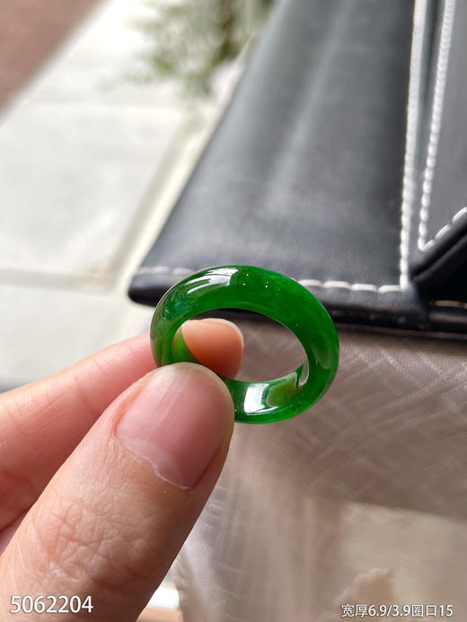 老坑帝王绿扳指【5062204】圈口15。具体价格微信咨询 商品图3