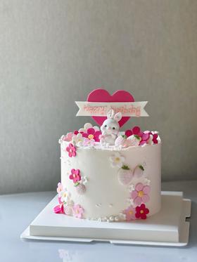 兔宝小花蛋糕