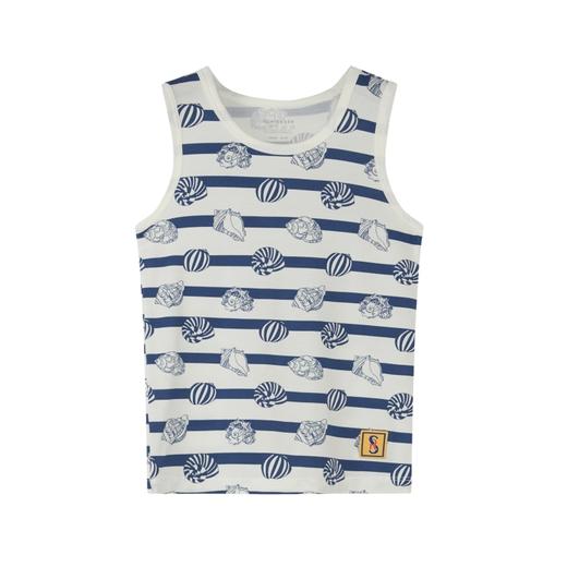 【夏日海洋莫代尔】SCHIESSER德国舒雅儿童男童夏日海洋系列莫代尔亲肤柔软背心3B/24330V 商品图0