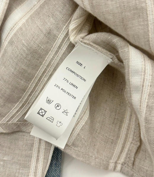 高端局春夏棉麻衬衫衬衣03111 商品图10